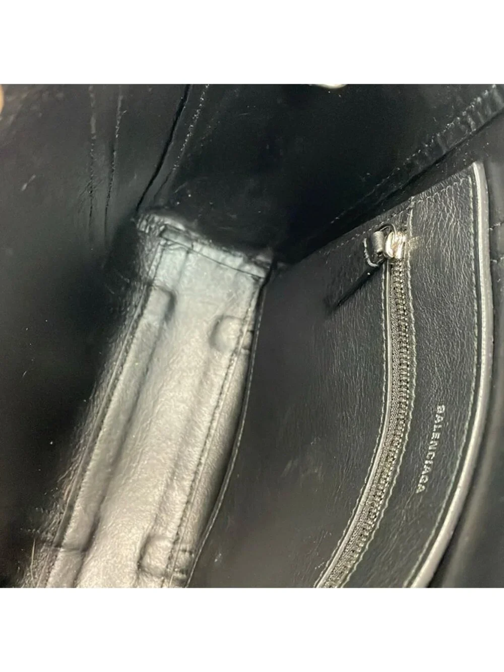 Balenciaga Tote Everyday Xxs Blue 2-Way Leather